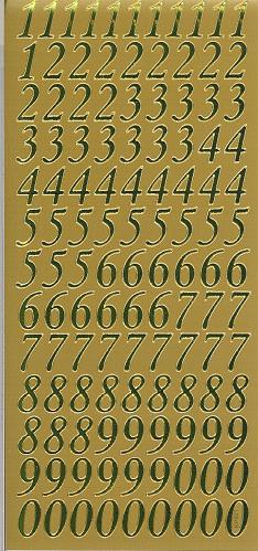 Buchstaben Sticker gold - Konturensticker Alphabet - ABC in Großbuchstaben,  10mm