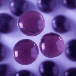 Glasnuggets mini, lila amethyst, 13- 15 mm, 100 gr