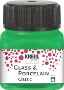 Glas- und Porzellanmalfarbe classic, grün, 20 ml Glas