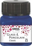 Glas- und Porzellanmalfarbe classic, royalblau, 20 ml Glas