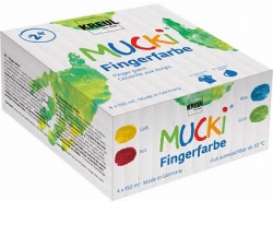 Mucki Fingerfarben 4er Set