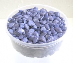 Sonderfarbe Dekonugget-Granulat poliert, flieder-veilchenblau, 6 bis 8 mm / 500 gr