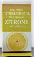 Reines Ätherisches Pflegeöl, Duftnote Zitrone, Flasche 10 ml im Faltkarton