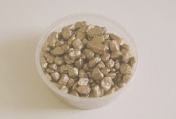 Dekogranulat grob, metallic-gold, 5 bis 8 mm / 5-Kilo