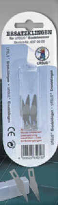 Ersatzklingen für Bastelmesser URSUS®, 5 Stück