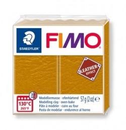Fimo Leather Effect NEU, ockergelb