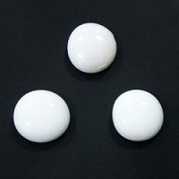 Glasnuggets mini opak, weiss, 10-12 mm, 100 gr