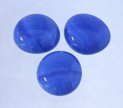 Glasnuggets opal, königsblau, 17-20 mm, 100 gr