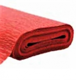 Aquarola Krepppapier nicht abfärbend, gerollt, 50 cm x 2,5 m, rot