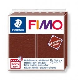 Fimo Leather Effect NEU, nuss