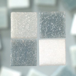 Mosaiksteine, graumix, 20 x 20 mm, 200 gr.
