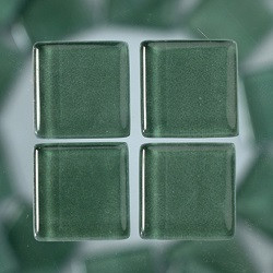 Restposten Mosaik Soft grün, 20x20 mm, 200 gr.