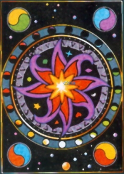 Samtbild Sternentor- Astro Mandala