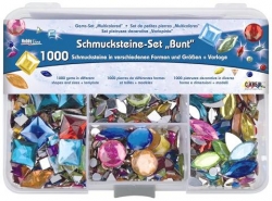 Schmucksteine Set, Bunt, 1.000 Stück