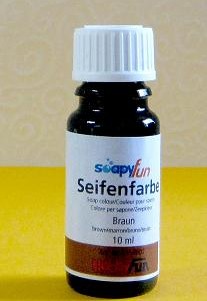 Seifenfarbe für Glycerinseife, braun