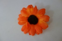 Streublüten Margeriten-Gänseblütenköpfe, orange, 24 Stück